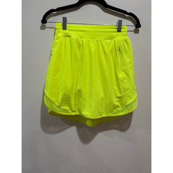 Lululemon Athletica Pants - LULULEMON HOTTY HOT HIGH RISE SKIRT WHITE SIZE 4